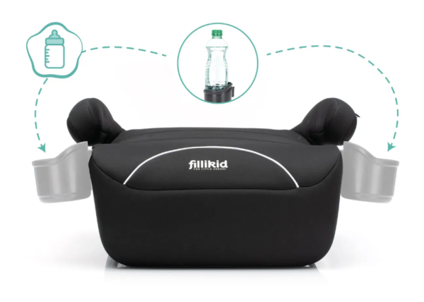 Fillikid Sitzerhöher Basic Pro mit praktischem Flaschenhalter